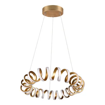 Lustra aurie LED o 55 cm Curl - Trio imagine