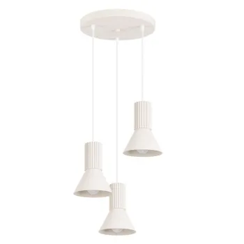 Lustra bej din metal o 30 cm Niru - Sollux imagine