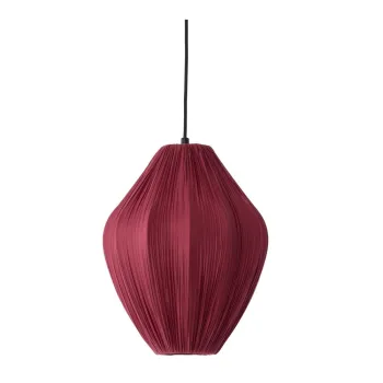 Lustra burgundy cu abajur textil o 12 cm Verita - Light & Living imagine
