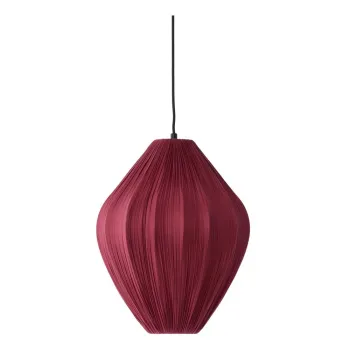 Lustra burgundy cu abajur textil o 12 cm Verita - Light & Living imagine