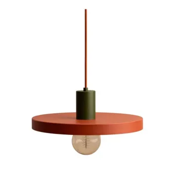Lustra caramizie din metal o 30 cm Ori - Micadoni imagine
