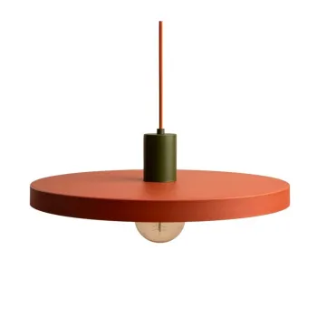 Lustra caramizie din metal o 40 cm Ori - Micadoni imagine