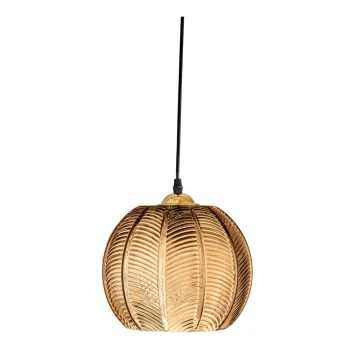 Lustra chihlimbar cu abajur din sticla o 22 cm Adar - Bloomingville imagine