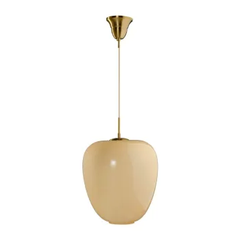Lustra crem/alamie cu intensitate reglabila din sticla o 35 cm Artut - Jotex imagine