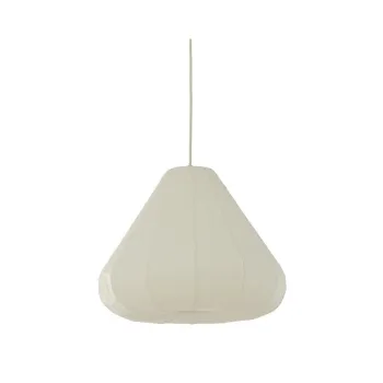 Lustra crem cu abajur din hartie o 10 cm Sarella - Light & Living imagine