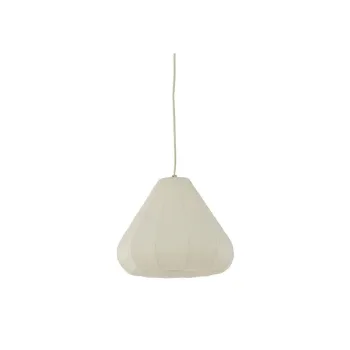 Lustra crem cu abajur din hartie o 10 cm Sarella - Light & Living imagine