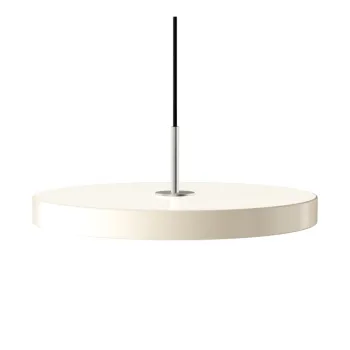 Lustra crem LED cu intensitate reglabila cu abajur din metal o 43 cm Asteria Plus Medium - UMAGE imagine