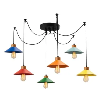 Lustra cu abajur din metal Manavgat - Opviq lights imagine