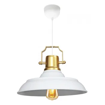 Lustra cu abajur din metal o 25 cm Tarsus - Opviq lights imagine