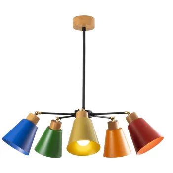 Lustra cu abajur din metal o 58 cm Manavgat - Opviq lights imagine