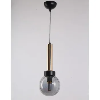 Lustra cu abajur din sticla o 15 cm Cota - Squid Lighting imagine