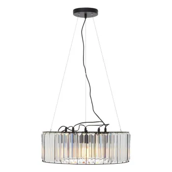 Lustra cu abajur din sticla o 50 cm Akiko - Premier Housewares imagine