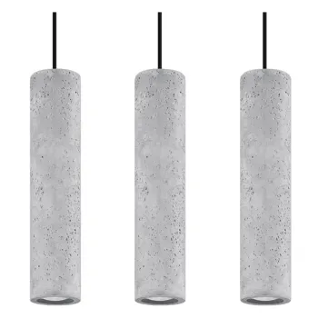 Lustra din beton Nice Lamps Fadre, lungime 40 cm imagine