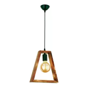 Lustra din lemn de carpen Geometrik Triangle imagine