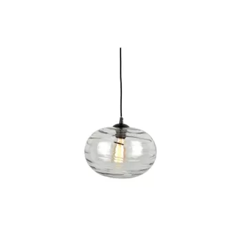 Lustra din sticla gri, inaltime 21 cm Sphere - Leitmotiv imagine