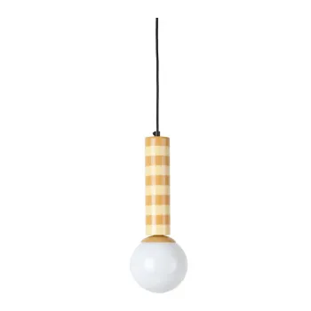 Lustra galbena din metal o 12 cm Rayado - Leitmotiv imagine