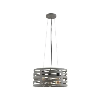 Lustra gri cu abajur din metal Marisa - GTV imagine