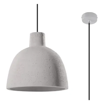Lustra gri deschis o 28 cm Filippo - Nice Lamps imagine