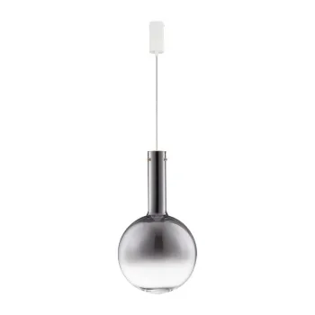 Lustra gri LED cu intensitate reglabila din sticla o 30 cm Nostos - Nova Luce imagine