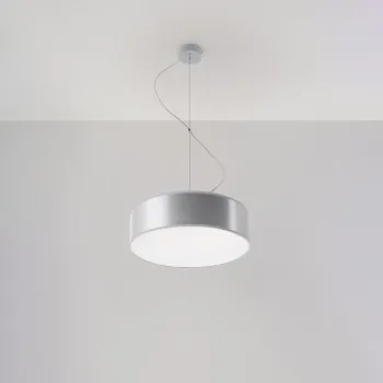 Lustra gri o 35 cm Atis - Nice Lamps imagine