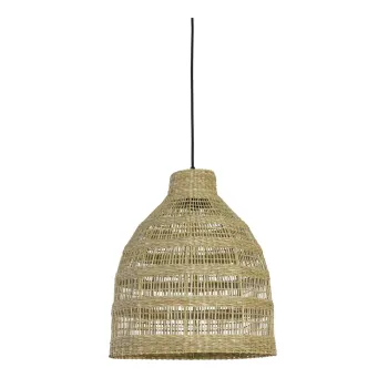 Lustra in culoare naturala cu abajur din iarba de mare o 38 cm Sagar - Light & Living imagine