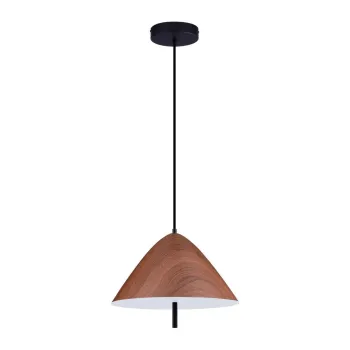 Lustra in culoare naturala LED din metal cu abajur din metal o 40 cm Oros - Nova Luce imagine