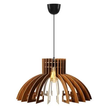 Lustra in culoare naturala o 39 cm - Opviq lights imagine