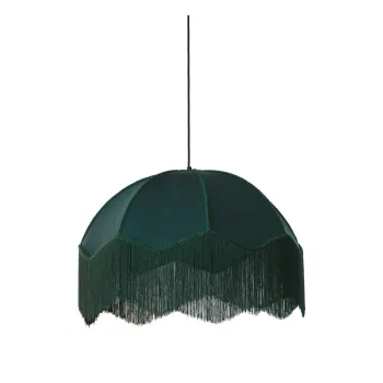 Lustra in culoarea petrol cu abajur textil o 60 cm Malacia - Light & Living imagine