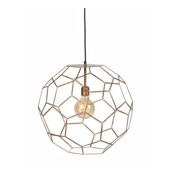 Lustra maro cu abajur din metal o 34 cm Marrakesh - it's about RoMi imagine