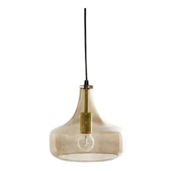 Lustra maro cu abajur din sticla o 25,5 cm Yuser - Bloomingville imagine