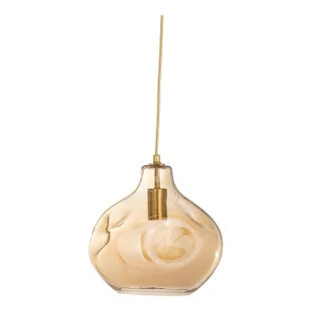 Lustra maro cu abajur din sticla o 30 cm Azizi - Bloomingville imagine