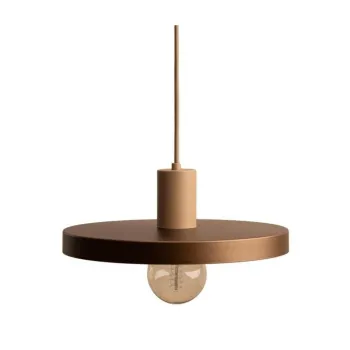 Lustra maro deschis din metal o 30 cm Ori - Micadoni imagine