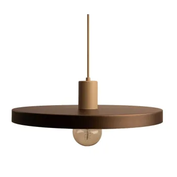 Lustra maro deschis din metal o 40 cm Ori - Micadoni imagine