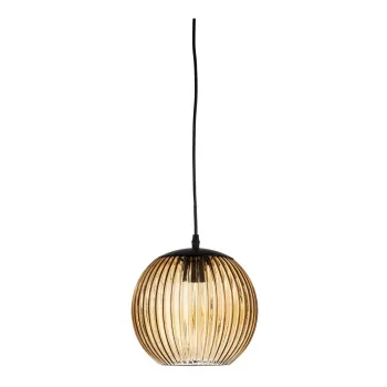 Lustra maro LED din sticla o 23 cm Sybia - Bloomingville imagine