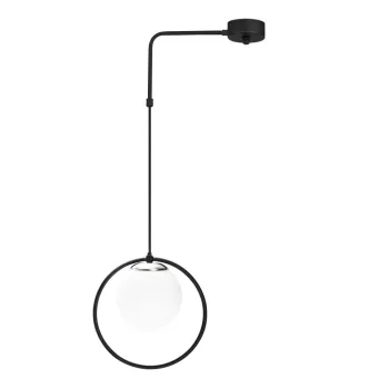 Lustra metalica Opviq lights Elpidas, negru imagine