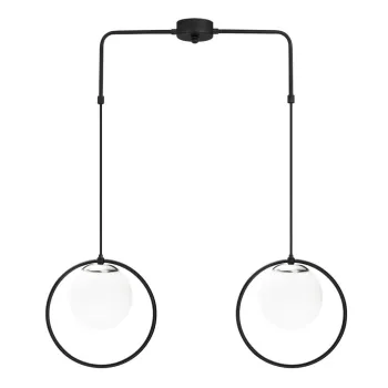 Lustra metalica Opviq lights Flovena, negru imagine