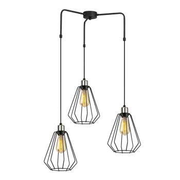 Lustra metalica Opviq lights Mathaios, negru imagine