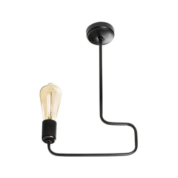 Lustra metalica Opviq lights Penelope, negru imagine