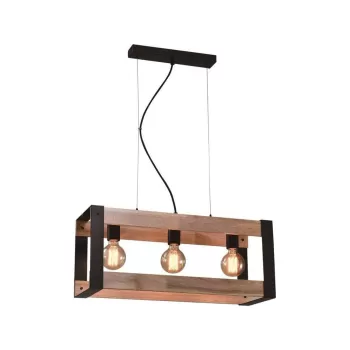 Lustra neagra 20x60 cm Varna - Candellux Lighting imagine