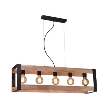 Lustra neagra 20x90 cm Varna - Candellux Lighting imagine