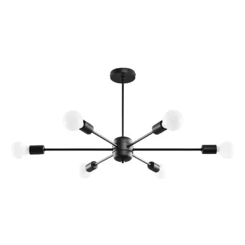 Lustra neagra 86.5x68 cm Benedett - Nice Lamps imagine