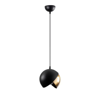 Lustra neagra/aurie cu abajur din metal o 20 cm Berceste - Opviq lights imagine