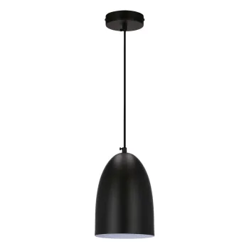 Lustra neagra cu abajur din metal o 14 cm Icaro - Candellux Lighting imagine
