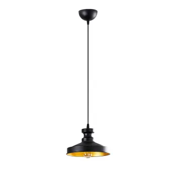 Lustra neagra cu abajur din metal o 22 cm Berceste - Opviq lights imagine