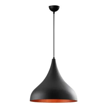 Lustra neagra cu abajur din metal o 41 cm Berceste - Opviq lights imagine