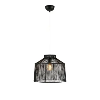 Lustra neagra cu abajur din metal o 42 cm Capanna - Markslojd imagine