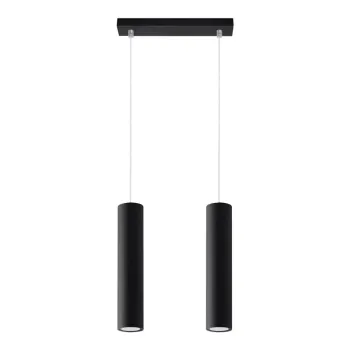 Lustra neagra din metal Castro - Sollux imagine