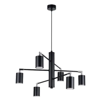 Lustra neagra din metal Virta - Sollux imagine