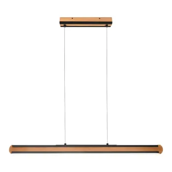 Lustra neagra/in culoare naturala LED Deacon - Trio imagine