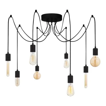 Lustra neagra Kabluni - Opviq lights imagine